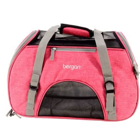 BERGAN Coastal Pet Comfort Carrier in  Heather Berry  Size Large / Used 2’s - Picture 3 of 6
